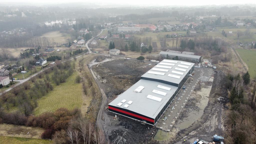 Výstavba nové výrobní haly 5